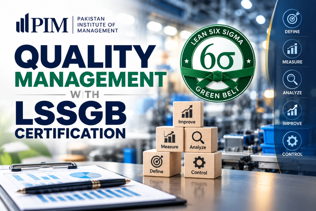 Diploma in Quality Management and Lean Six Sigma Green Belt